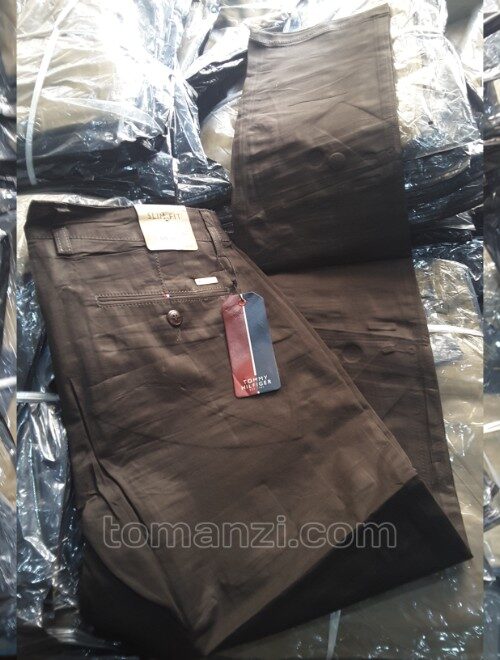20240706_144338 stretch chinos tommy hilfiger Coffee brown chocolate 1555-28#