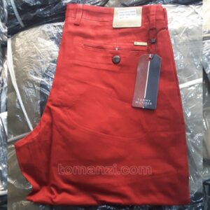 stretch chinos tommy hilfiger red 1555-42#