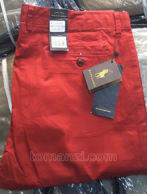 20240707_002038 stretch chinos polo ralph red 1555-42#