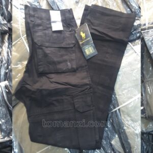 COMBAT CARGO PANT CHINOS THICK MATERIAL BLACK 7#