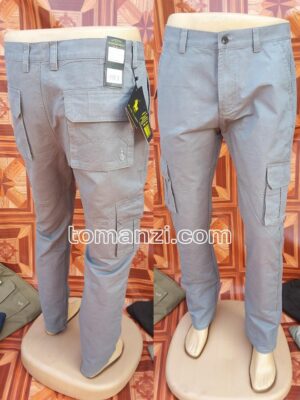 COMBAT CARGO PANT CHINOS THICK MATERIAL ASH GREY 68#