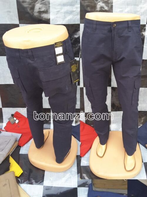 20250319_082222 COMBAT CARGO PANT CHINOS THICK MATERIAL NAVY BLUE 63#