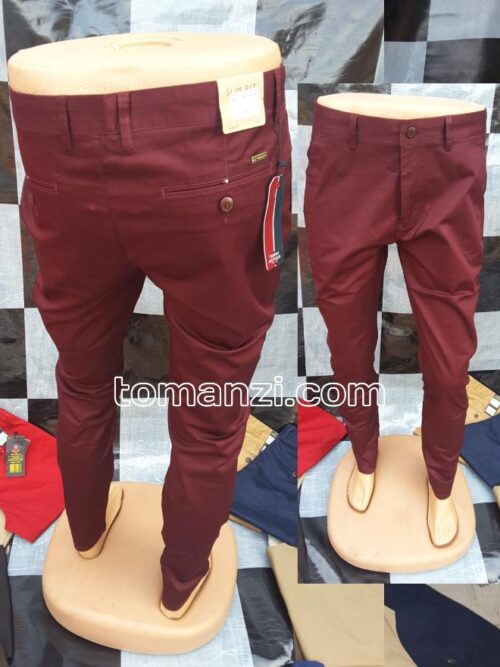 20250319_120145 stretch chinos polo ralph wine color 1555-53#