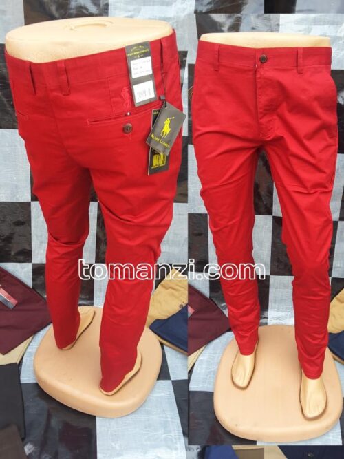 20250319_120617 stretch chinos polo ralph red 1555-42#