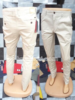 stretch chinos tommy hilfiger off-white 1555-3#