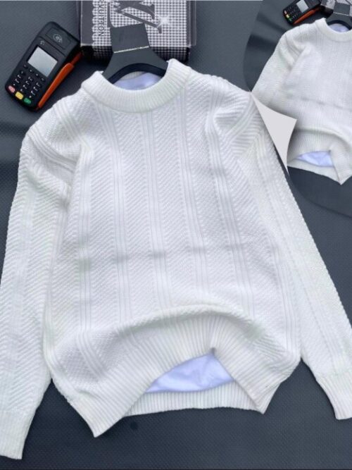 HIGH QUALITY ROUND-NECK CARDIGAN
