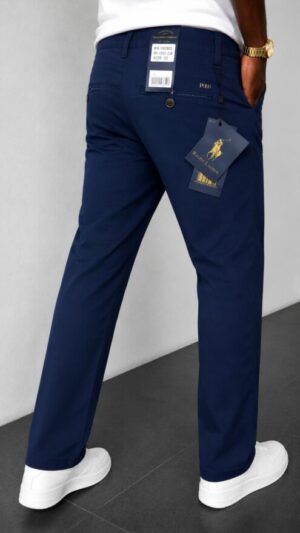 stretch chinos polo ralph royal blue 1555-41#