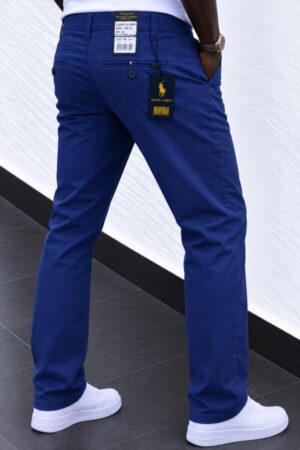 stretch chinos polo ralph royal blue 1555-41#